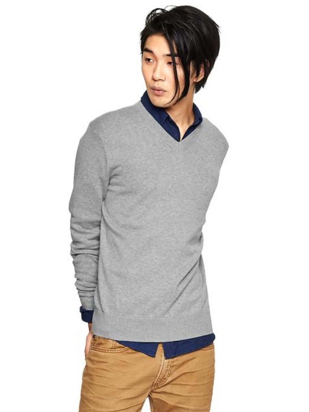 GAP Cotton V-Neck Sweater